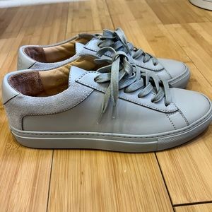 KOIO (PEARLA) Light Grey Leather Sneakers Women’s
